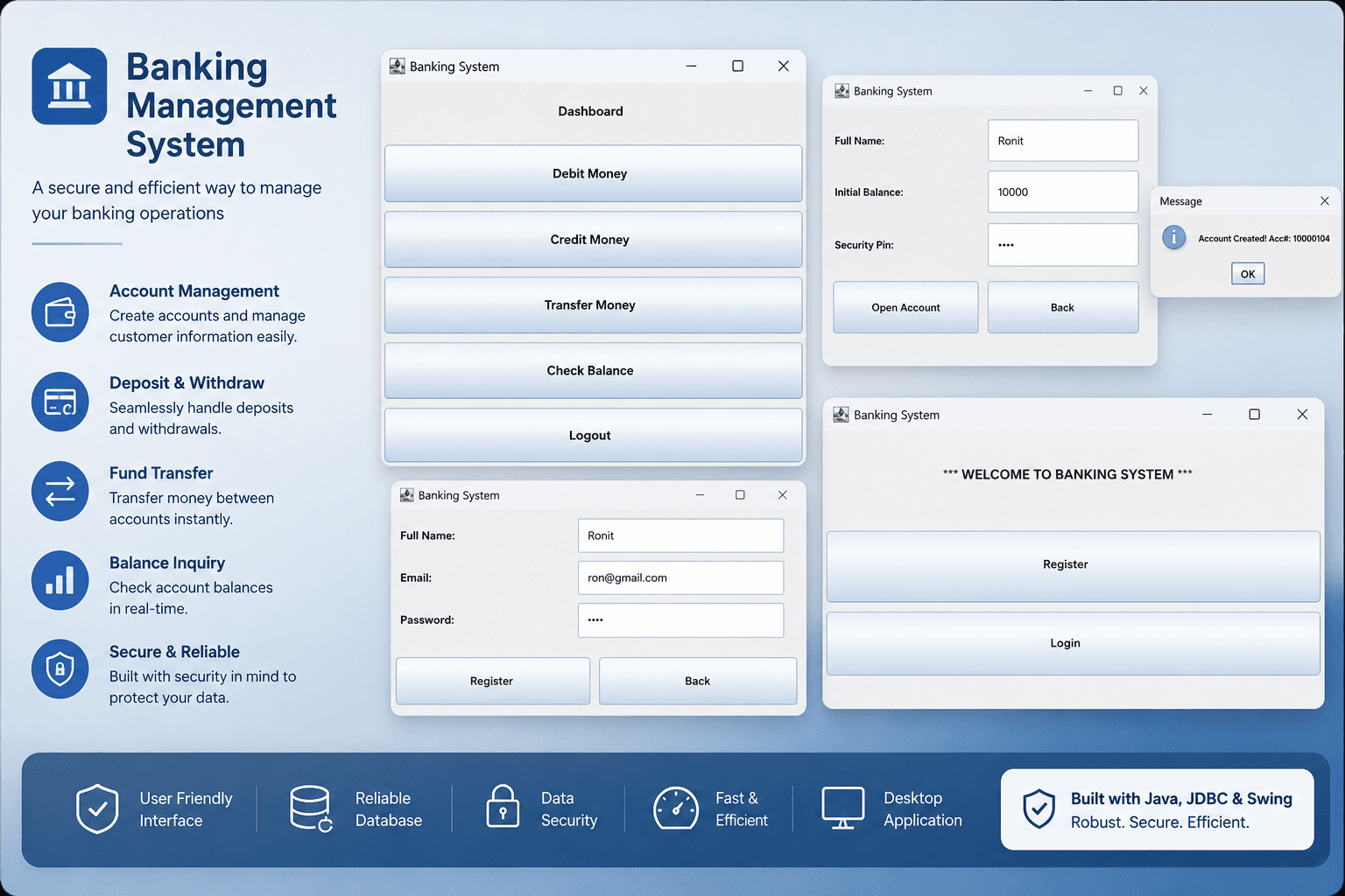 Java Desktop Applications preview